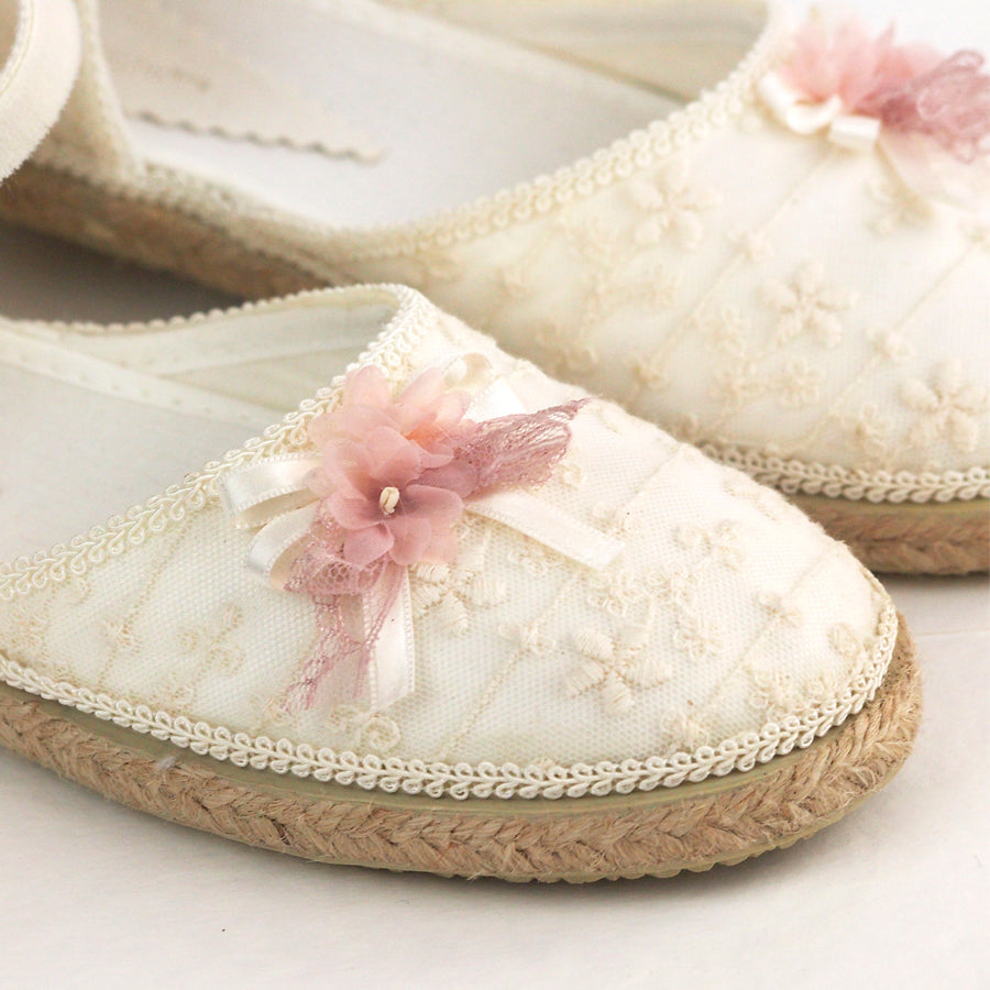 Alpargatas de arras| Brigitte rosa
