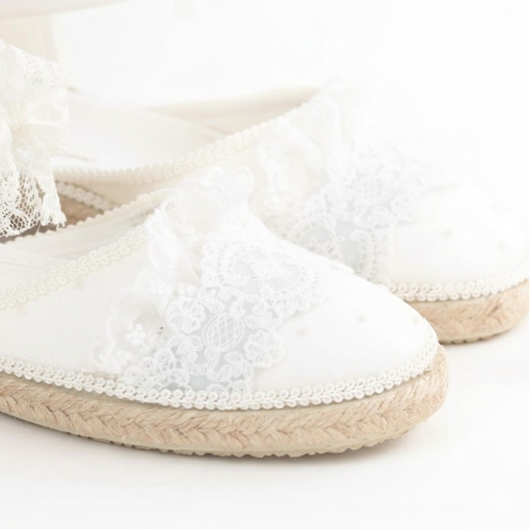 Alpargatas de comunion | Violetta azul