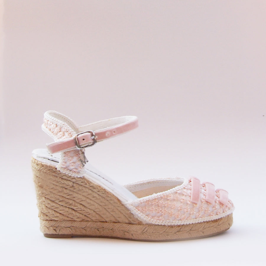 Alpargatas de novia | Malala rosa