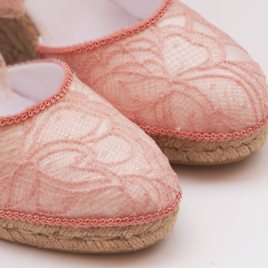 Alpargatas de novia | Margot rosa