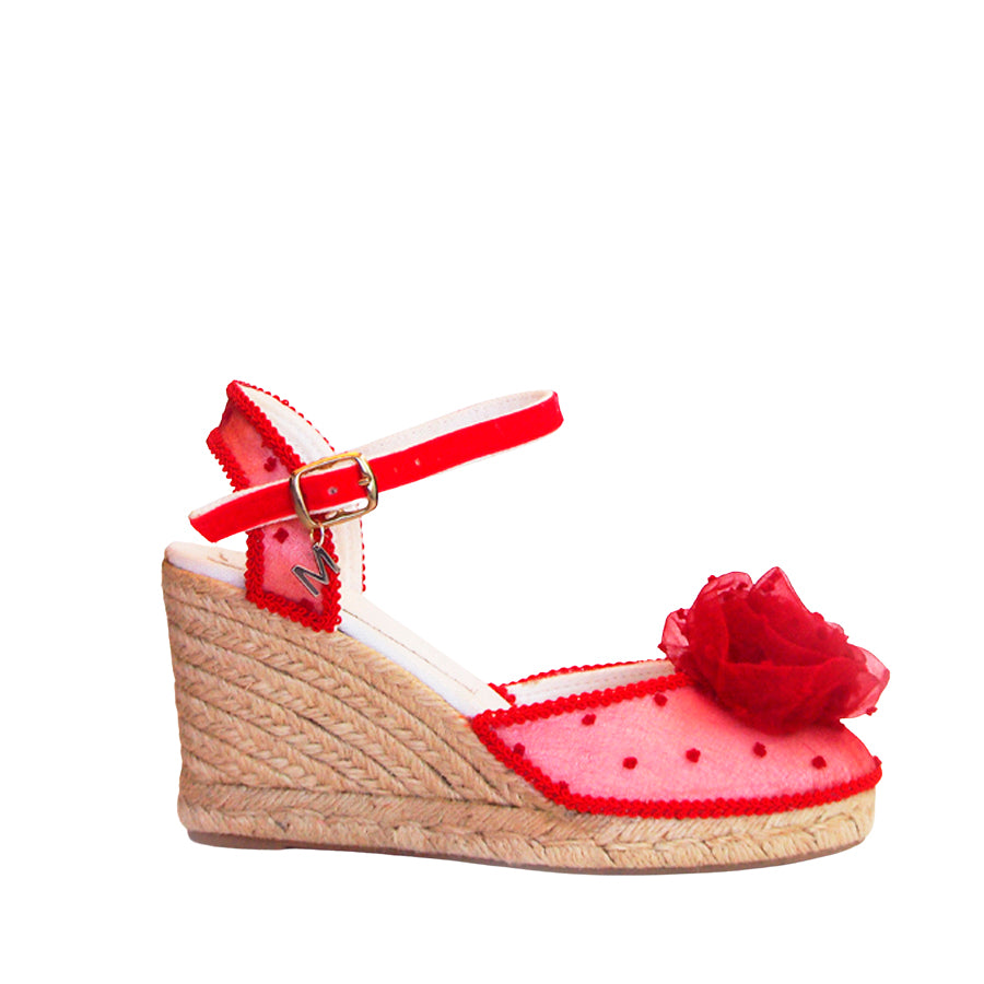 Alpargatas mujer| Rita rojo