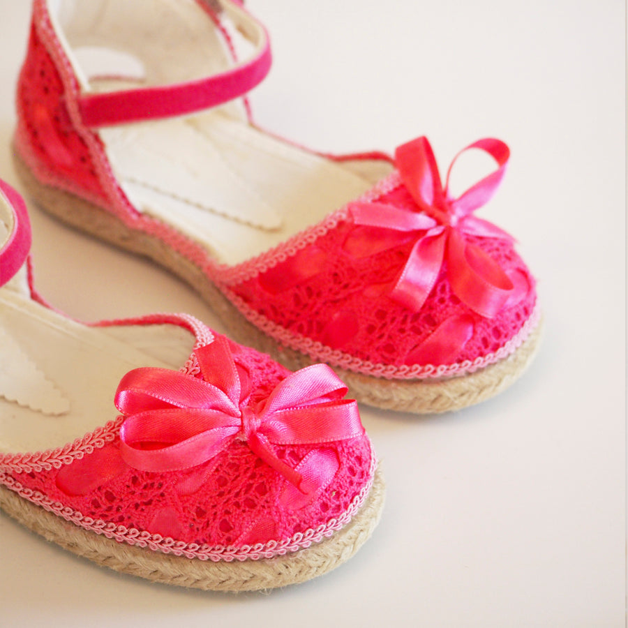 Esparteñas niña | Macarena fucsia