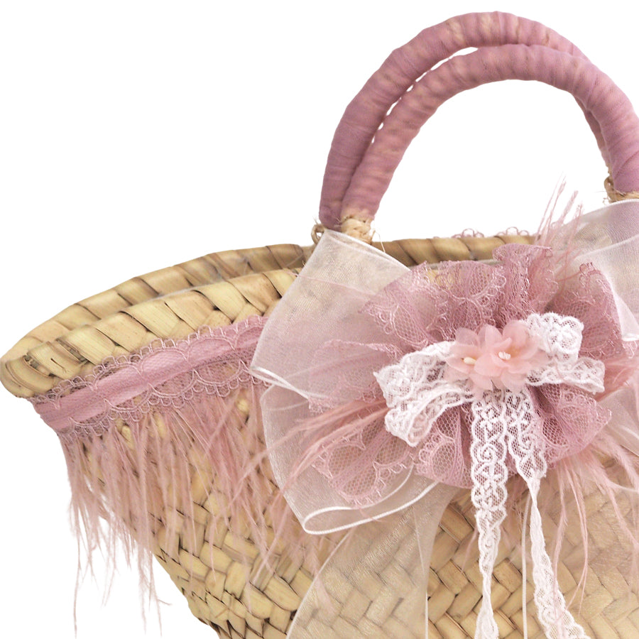 Bolso comunion Ella rosa