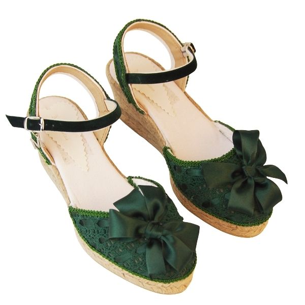 Cuñas esparto | Macarena verde