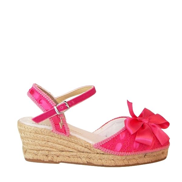 Cuñas esparto | Macarena fucsia