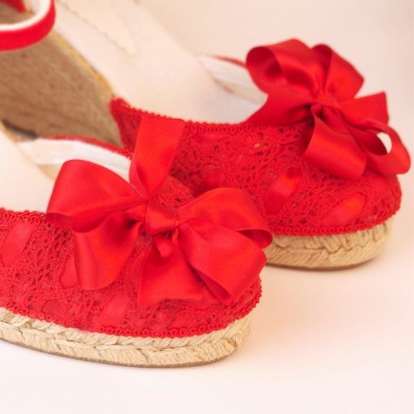 Cuñas esparto | Macarena rojo