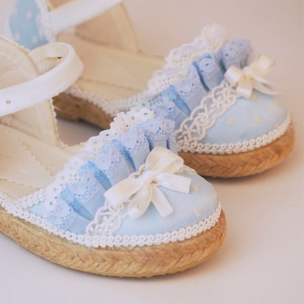 Esparteñas niña | Alba azul