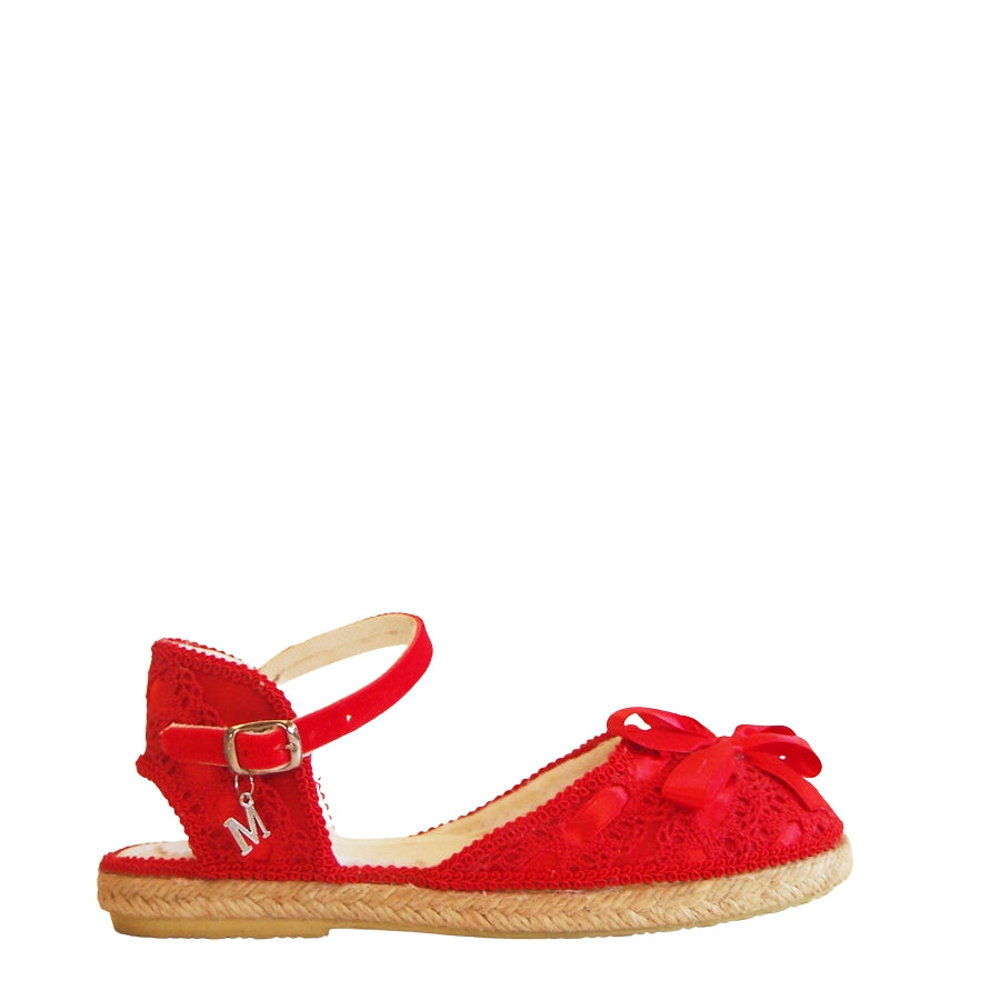 Esparteñas niña | Macarena rojo