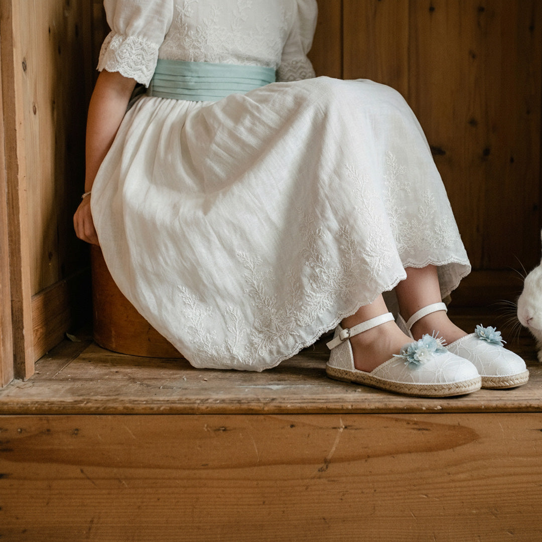 Alpargatas de ceremonia |Astrid verde