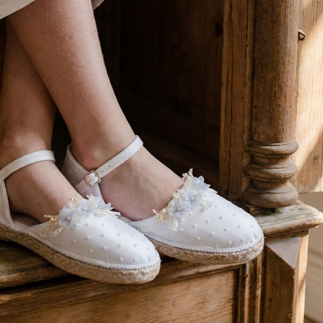 Alpargatas de arras | Valentina azul