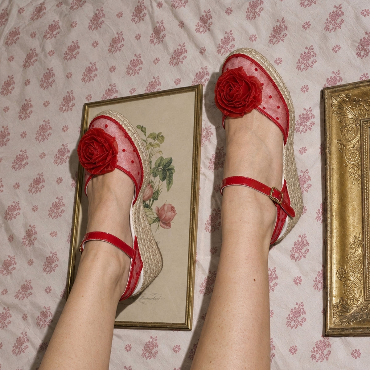 Alpargatas mujer| Rita rojo