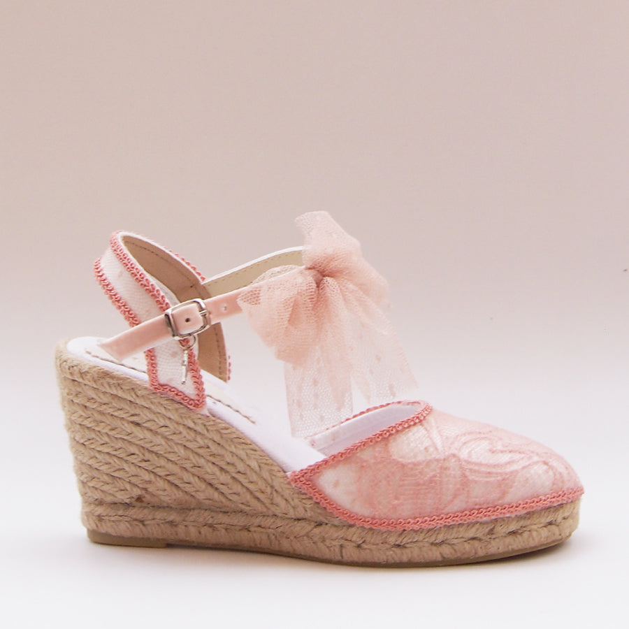 Alpargatas de novia | Margot rosa