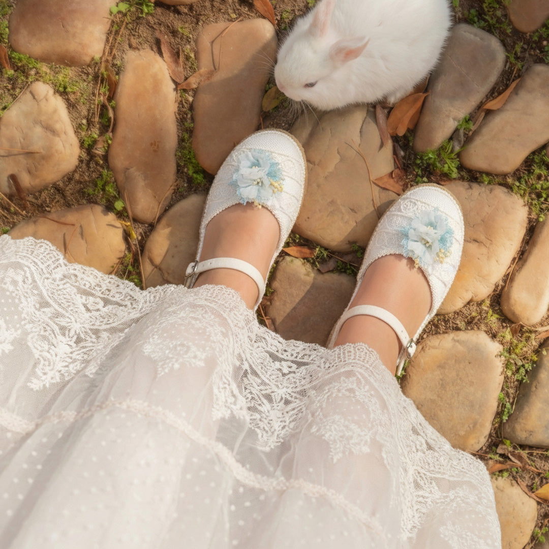 Alpargatas de ceremonia| Giselle azul