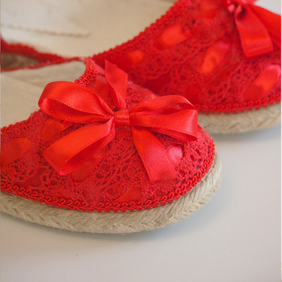 Esparteñas niña | Macarena rojo