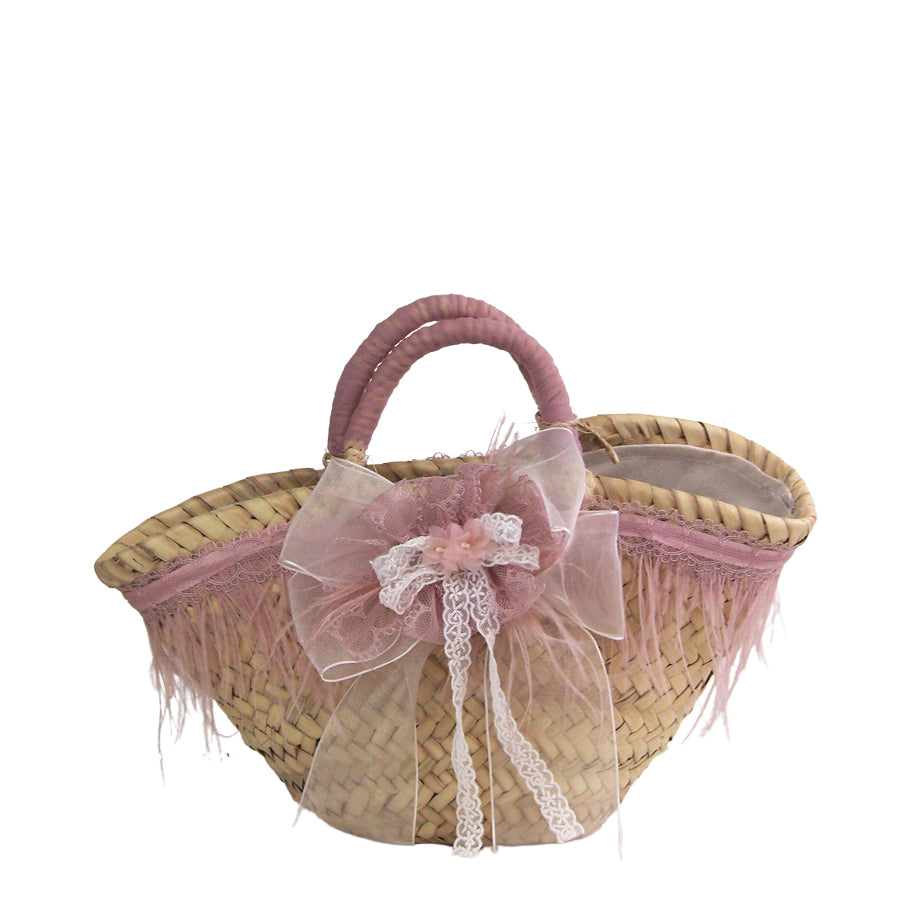 Bolso comunion Ella rosa