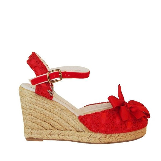 Cuñas esparto | Macarena rojo