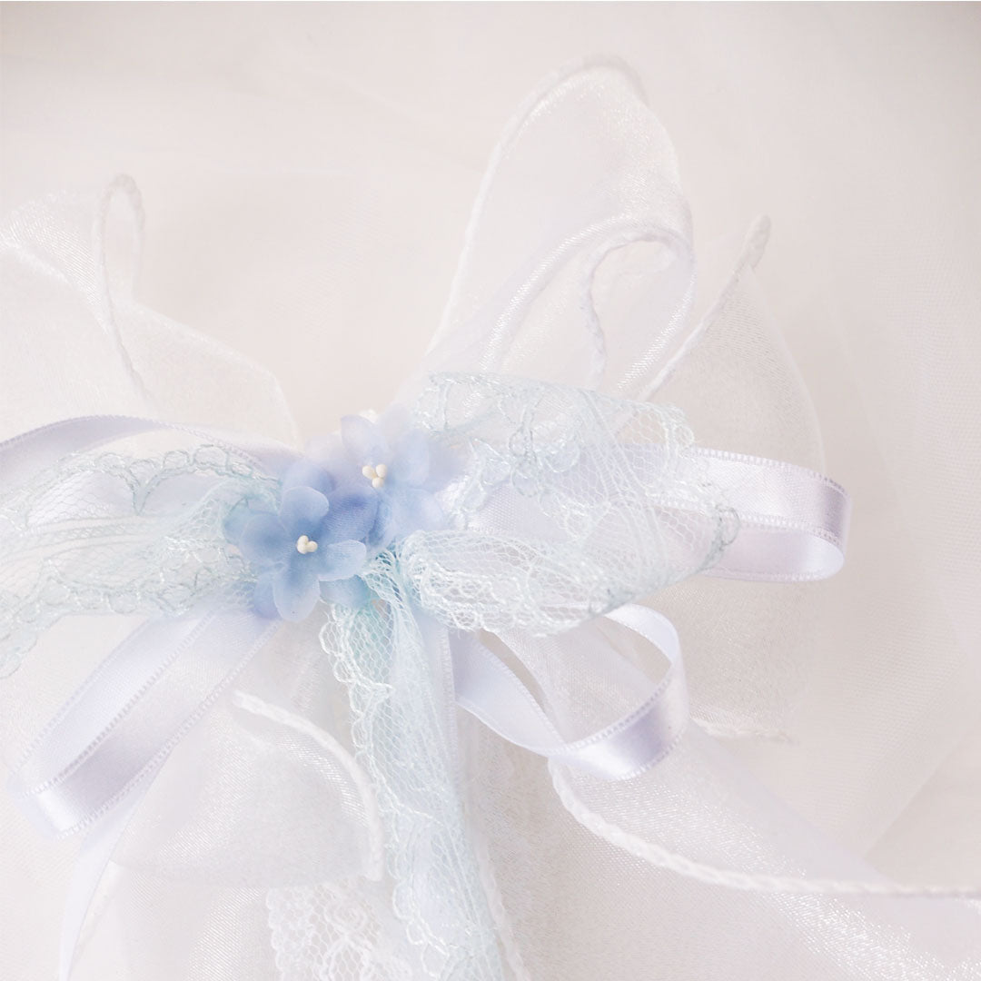 Tocado de comunion |Brigitte azul