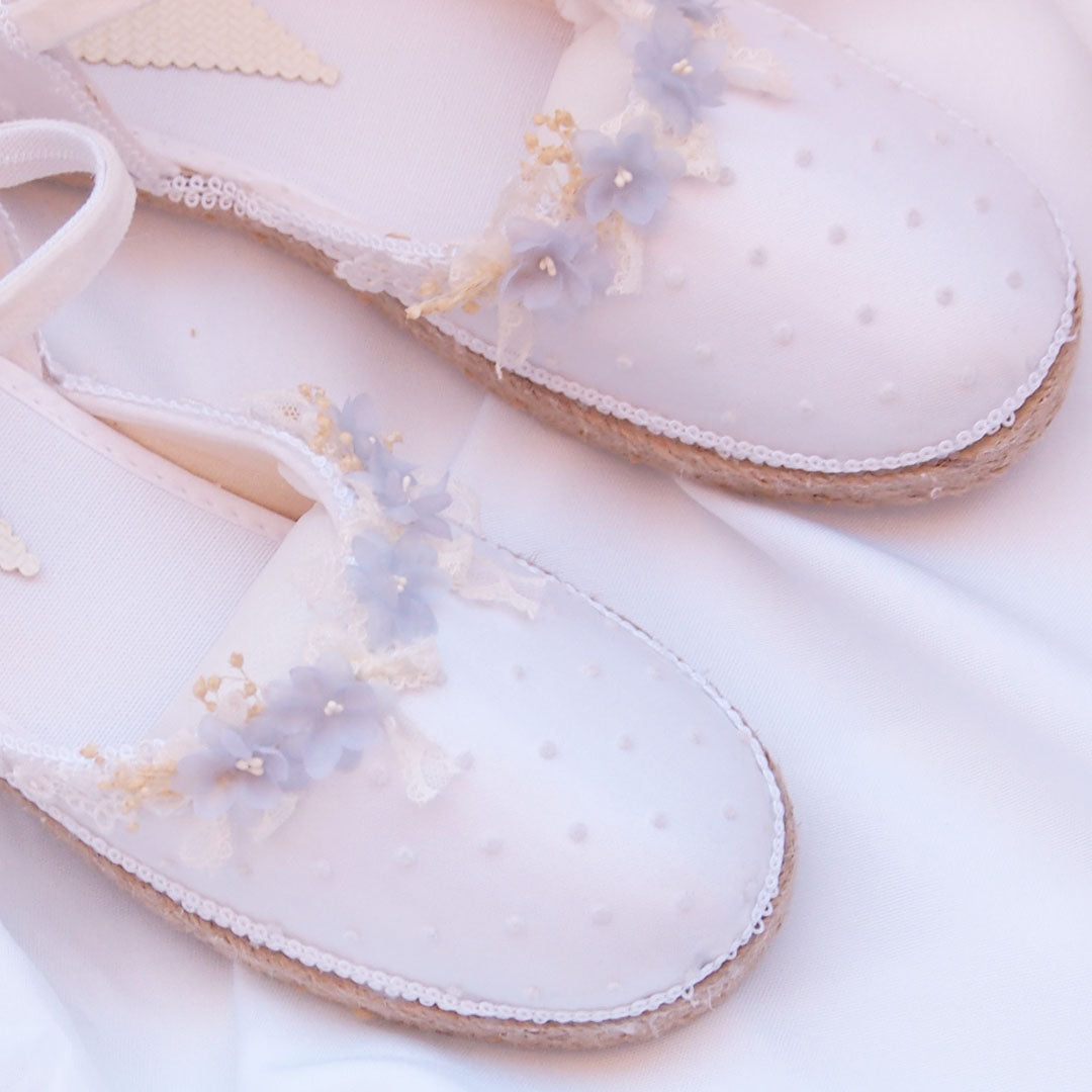 Alpargatas de arras | Valentina azul